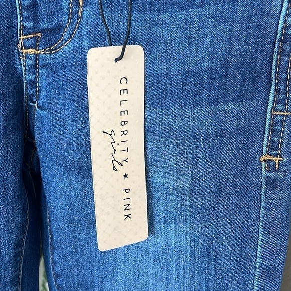 Brand New Celebrity Pink Girls Infinite Stretch Blue Ankle Skinny Jeans - Picture 3 of 15
